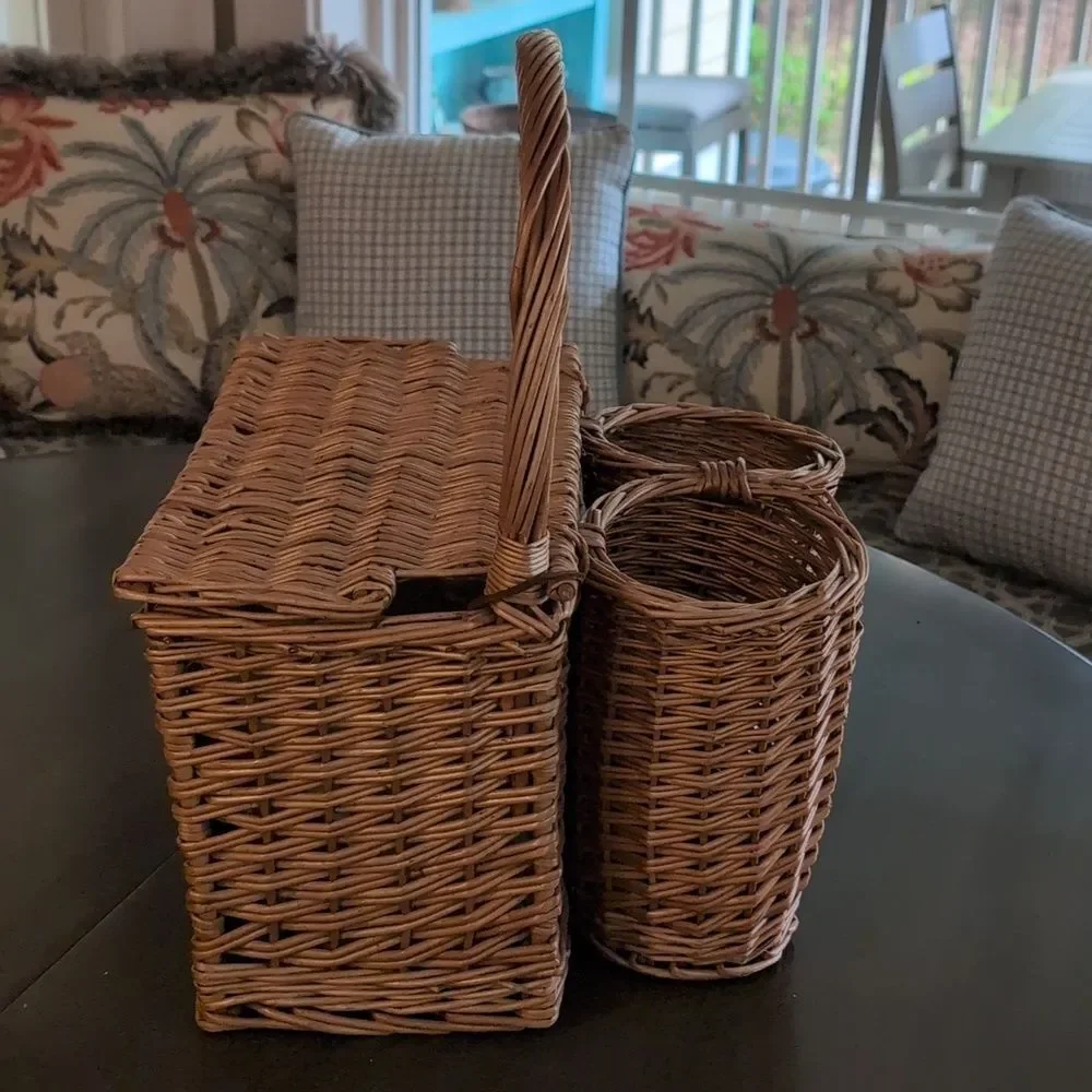 Vintage handcrafted woven